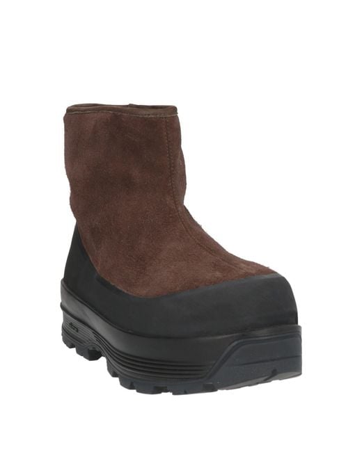 Diemme Brown Badia Shearling Ankle Boots Leather, Rubber for men