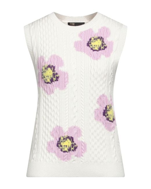 Pullover Maje de color White