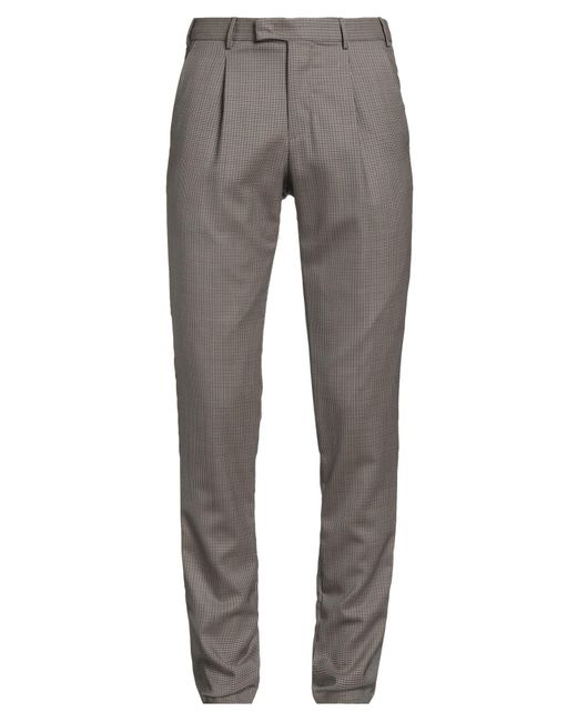 PT Torino Gray Pants Virgin Wool for men