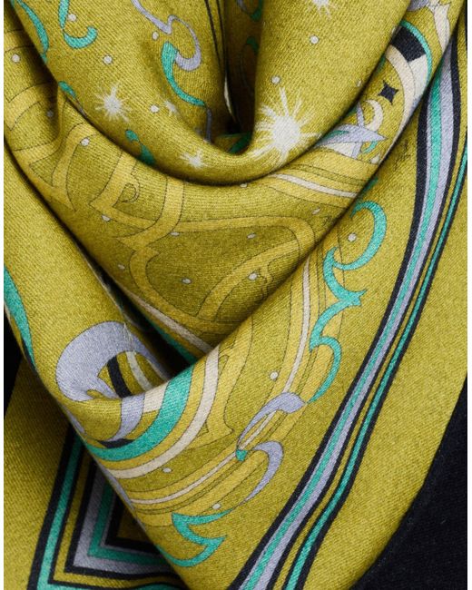 Emilio Pucci Green Scarf Wool