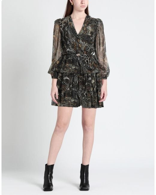 Just Cavalli Gray Mini Dress