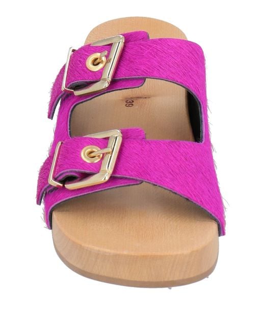 NCUB Pink Sandals Leather