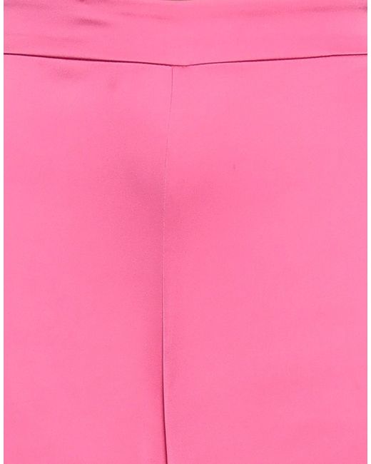 Pinko Pink Pants Polyester, Elastane