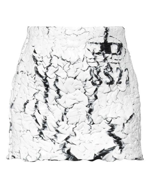 DIESEL White Mini Skirt Cotton