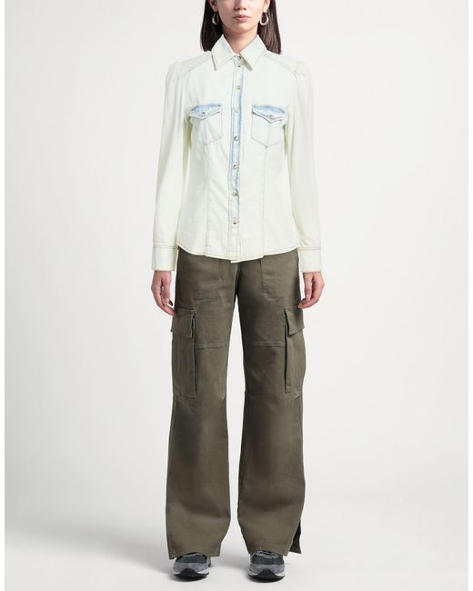 Nenette White Denim Shirts