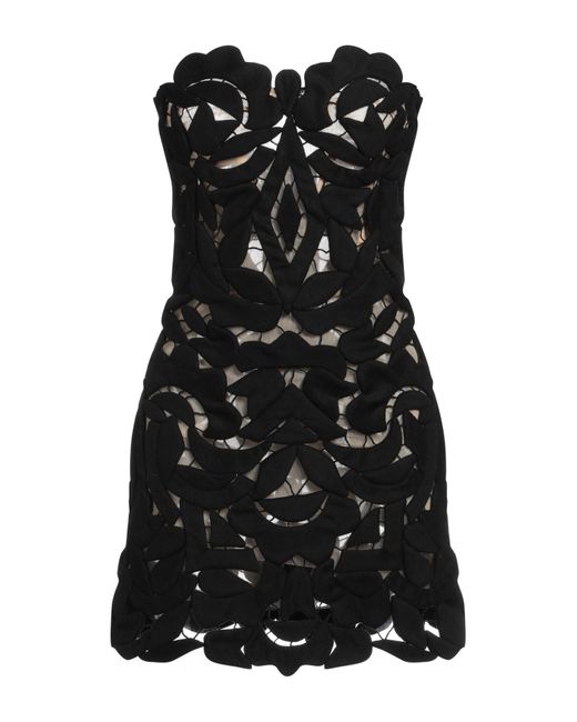 Ermanno Scervino Black Mini Dress