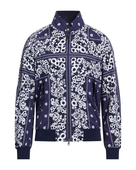 Baracuta Blue Noma T.D. Jacket Cotton, Elastane for men