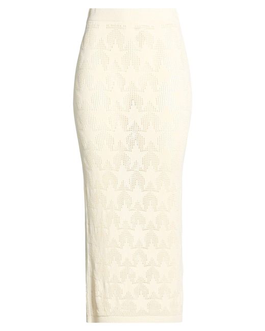 Dixie Natural Midi Skirt Viscose, Polyamide