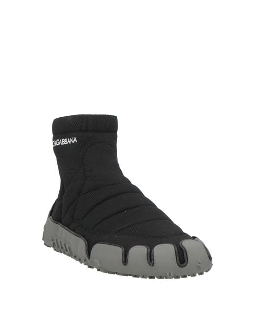 Dolce & Gabbana Black Snk Sneakers Polyester, Elastane, Polyamide, Nylon for men