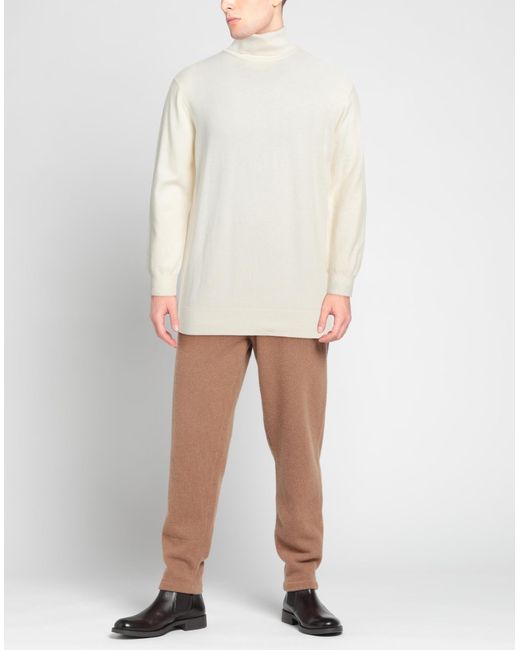 Cashmere Company Rollkragenpullover in White für Herren