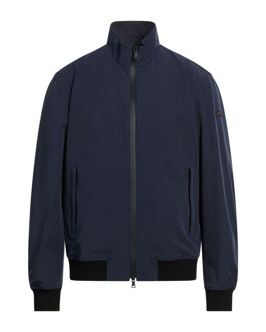 Paul & Shark Blue Midnight Jacket Polyester, Elastane for men