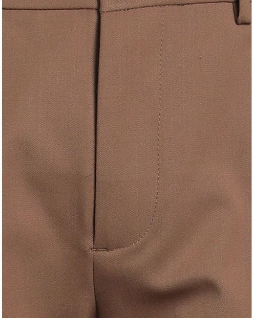 Department 5 Brown Camel Pants Polyester, Virgin Wool, Elastane for men