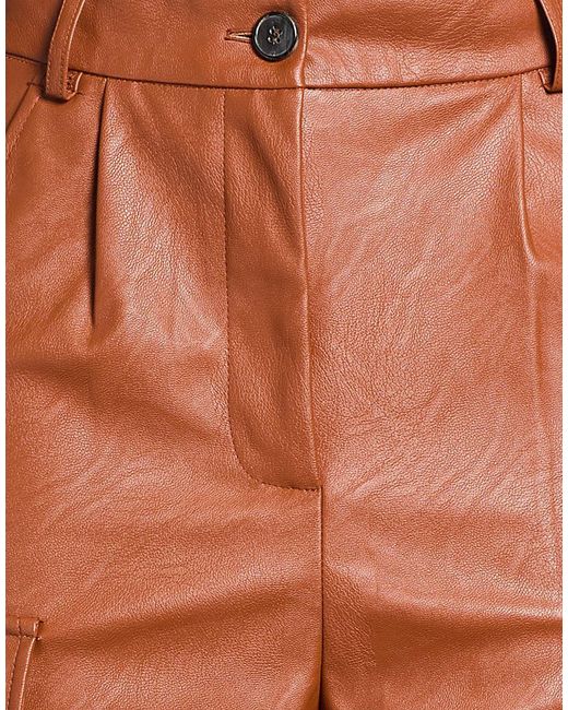 ViCOLO Orange Pants Viscose, Polyurethane
