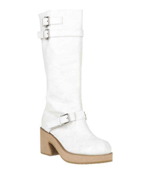 OSOI White Boot Cow Leather