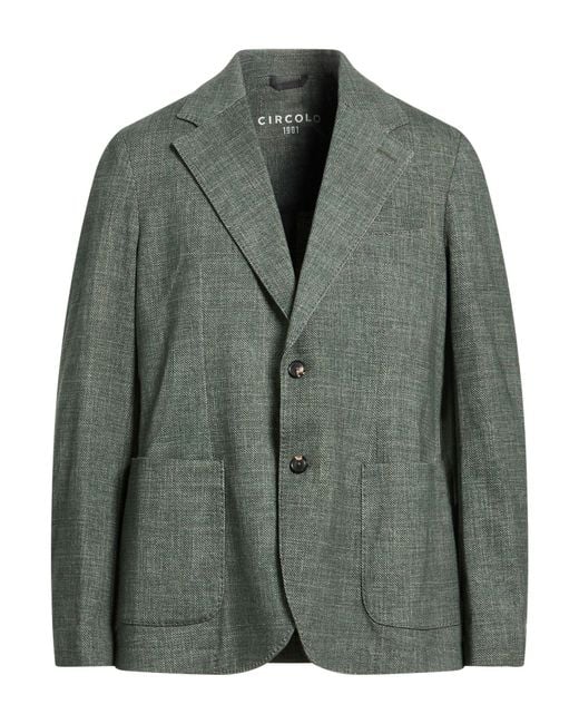 Circolo 1901 Green Blazers for men