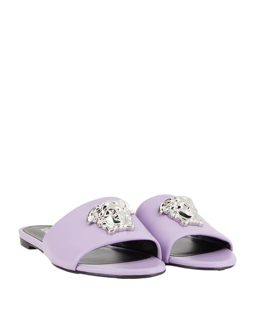 Versace White Sandals Calfskin