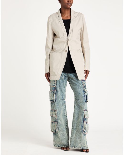 Rick Owens Natural Blazer Polyester