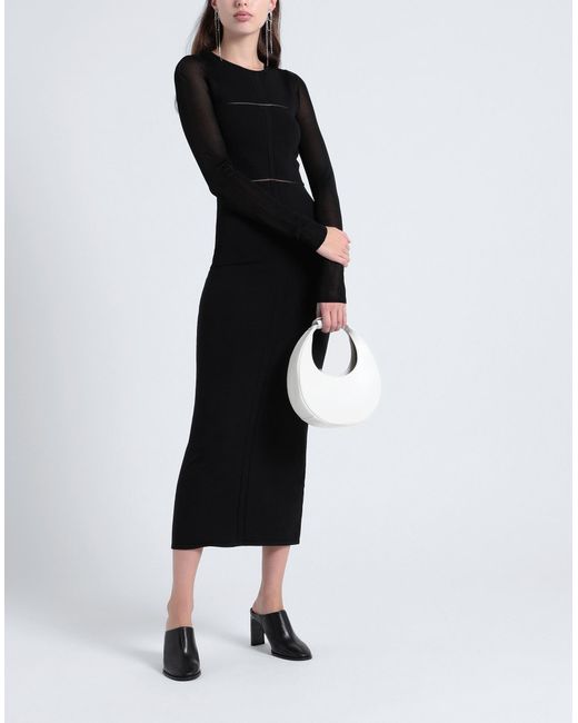Vestido largo Calvin Klein de color Black