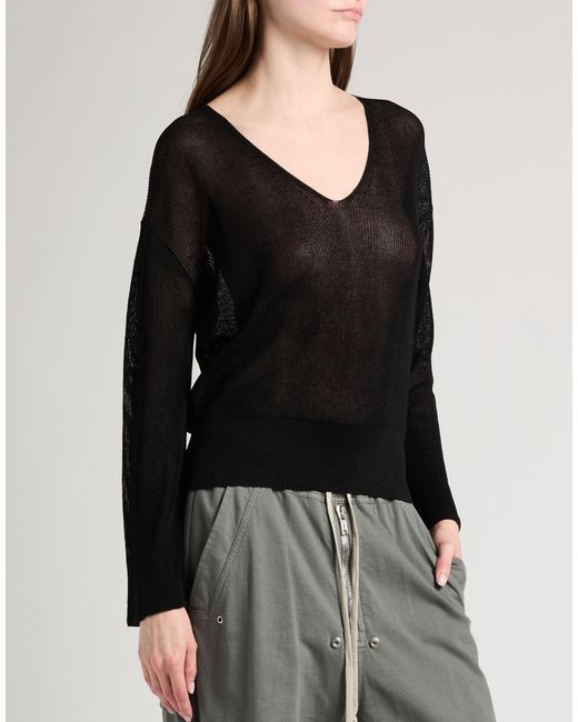 Alpha Studio Black Sweater Viscose, Polyester