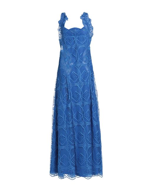 Alberta Ferretti Blue Maxi Dress