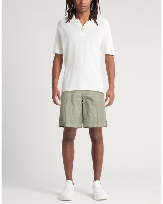 Dondup Green Shorts & Bermuda Shorts Cotton, Polyester for men