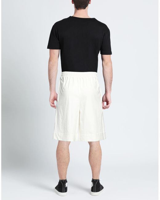Jil Sander White Shorts & Bermuda Shorts for men