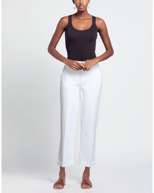 Kiltie White Trouser