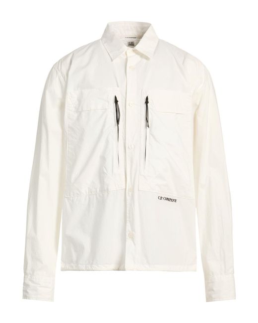 C P Company White Shirts for men
