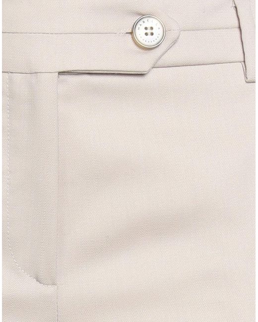 Marella Natural Monochrome Pants Polyester, Wool