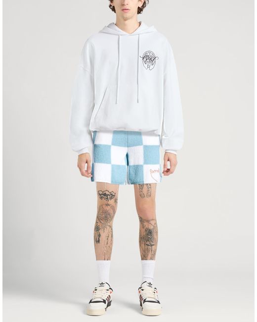 Barrow Blue Light Shorts & Bermuda Shorts Cotton, Polyamide for men