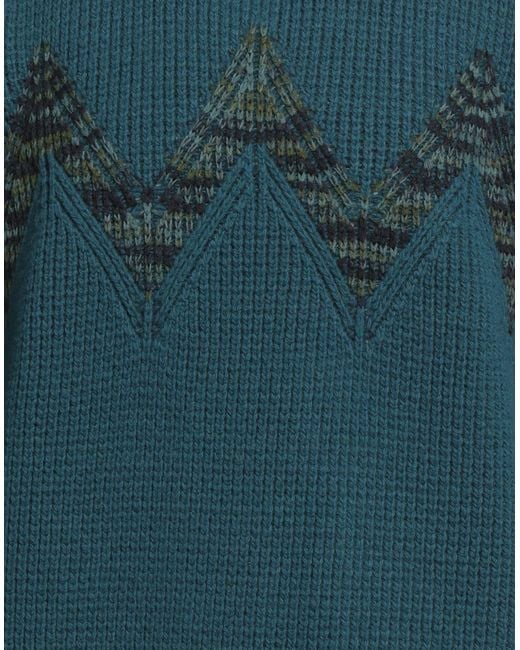 Missoni Blue Deep Sweater Wool for men