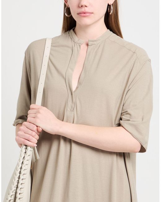 Lamberto Losani Natural Midi-Kleid