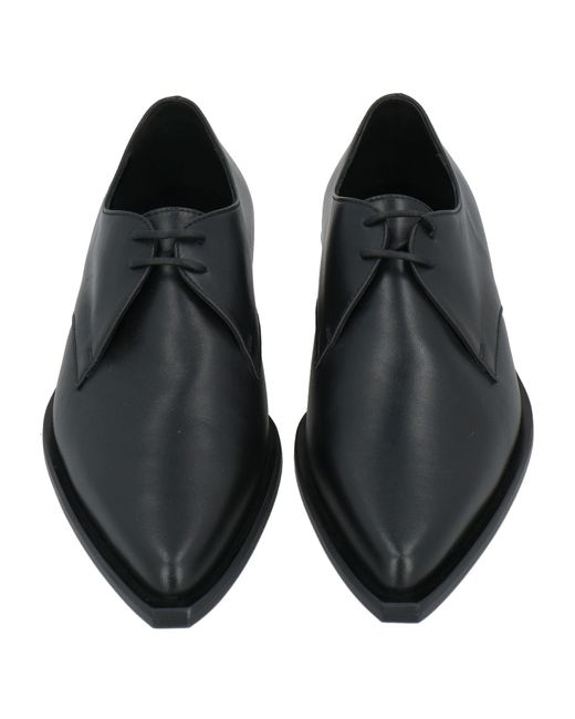 Ann Demeulemeester Black Lace-Up Shoes Leather
