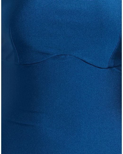 Patrizia Pepe Blue Top Polyamide, Elastane