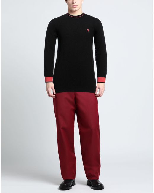 Pullover U.S. POLO ASSN. de hombre de color Black