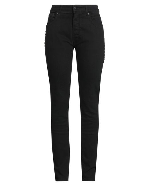 CoSTUME NATIONAL Black Jeans Cotton, Elastane