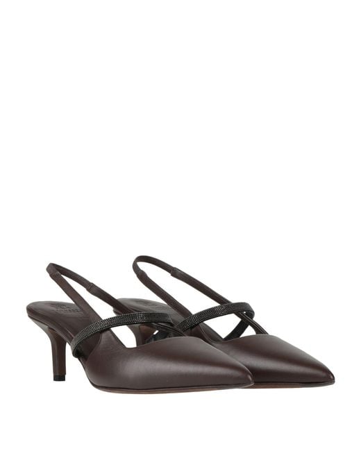 Brunello Cucinelli Brown Pumps