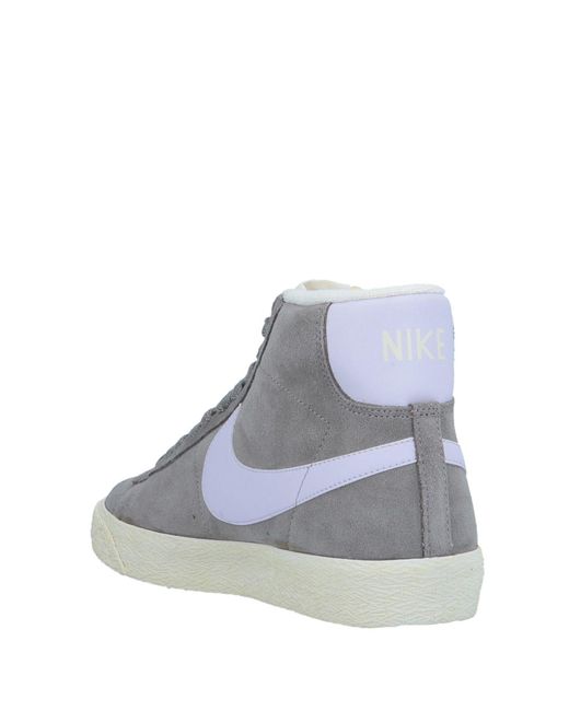 nike high tops grey suede