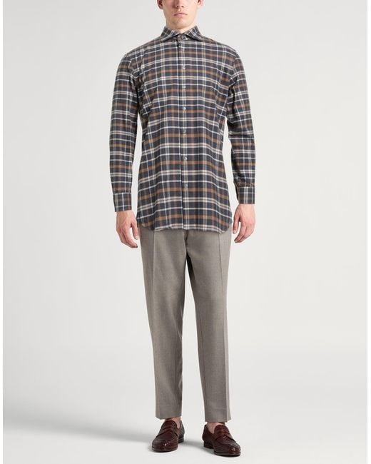 Lardini Gray Shirts for men