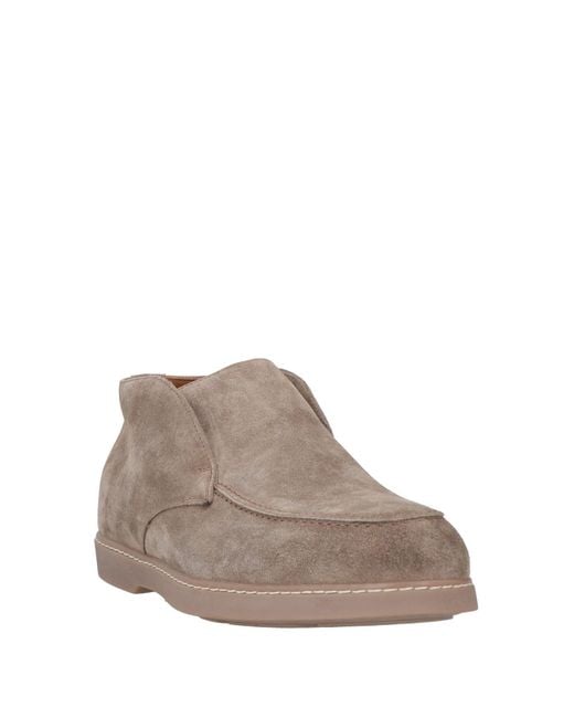 Doucal's Brown Ankle Boots Soft Leather for men