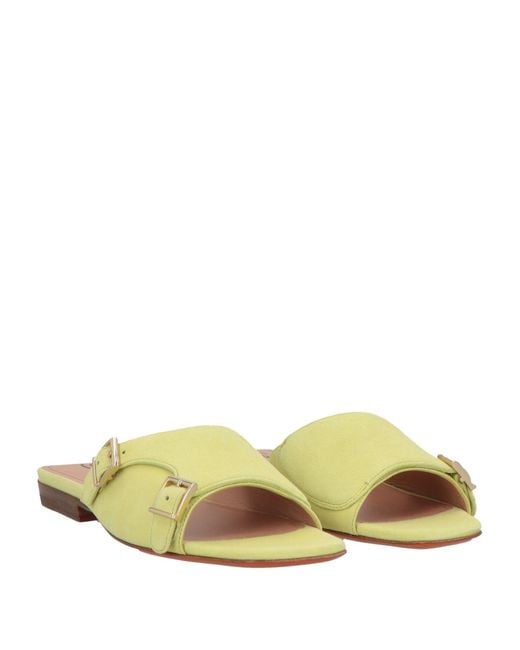 Santoni Yellow Sandals