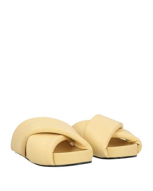 Jil Sander Natural Sandals