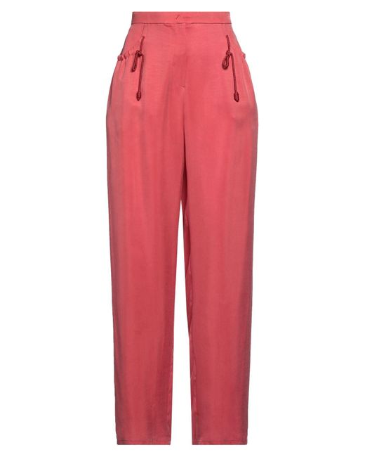 Emporio Armani Red Pants