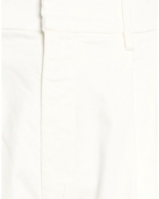 Dondup White Pants Cotton, Elastane