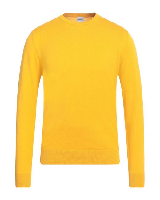 Pullover Aspesi de hombre de color Yellow