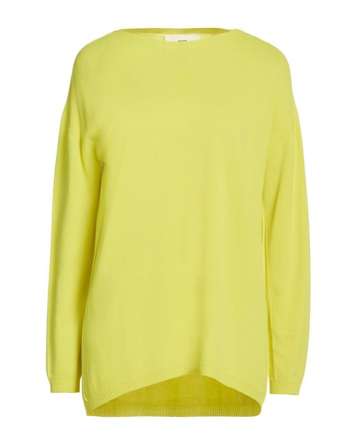 SOLOTRE Yellow Sweater Viscose, Polyamide