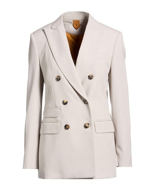 Max Mara Natural Light Blazer Virgin Wool, Elastane