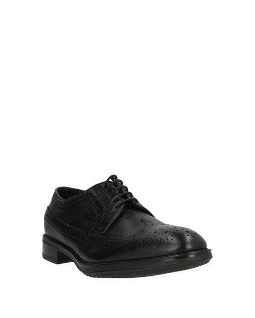 Stringate di Doucal's in Black da Uomo