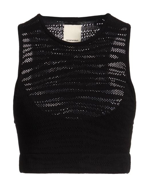 Emporio Armani Black Tops