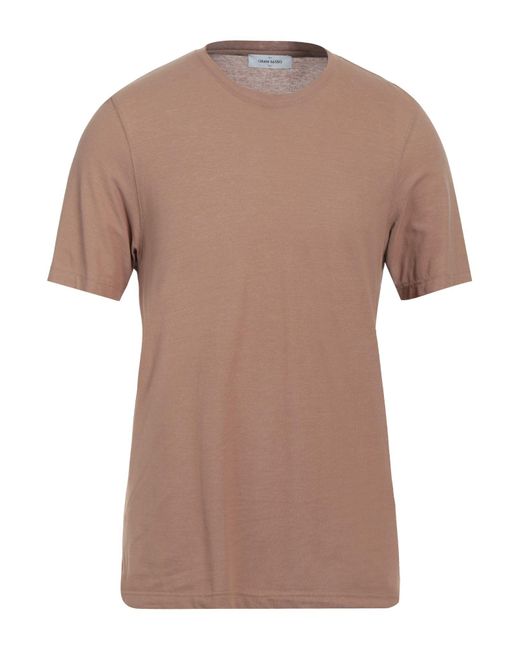 Gran Sasso Brown T-shirt for men